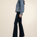 Liz Trucker Drop Shoulder Denim Jacket image 1