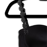 Strap Its | Interchangeable Black Flowers w/ Black Bra