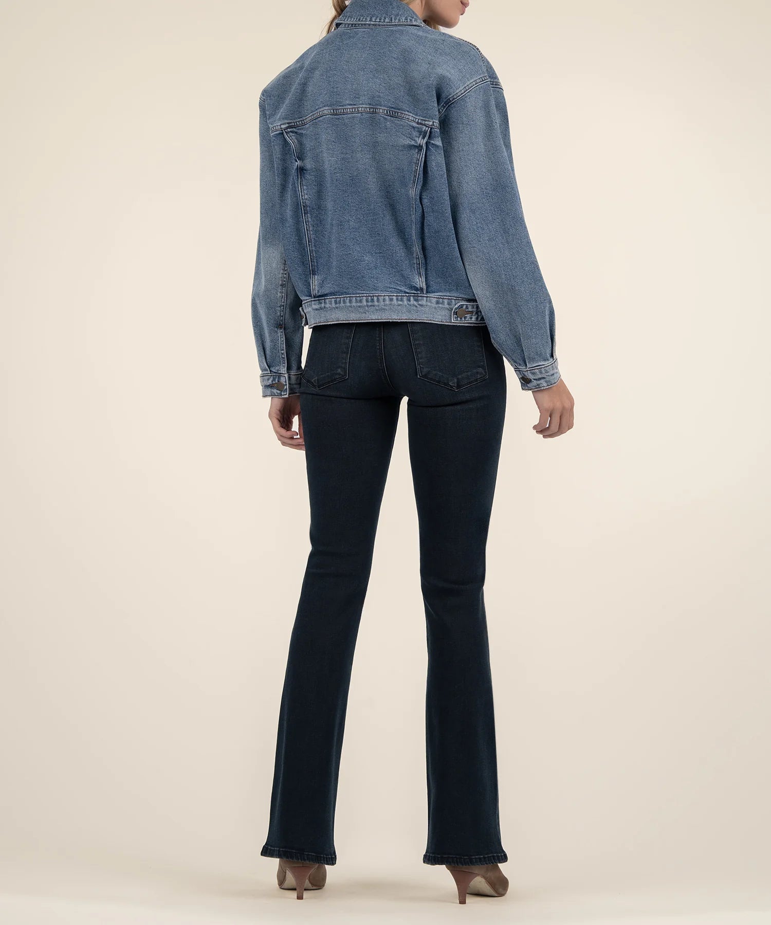 Liz Trucker Drop Shoulder Denim Jacket image 2