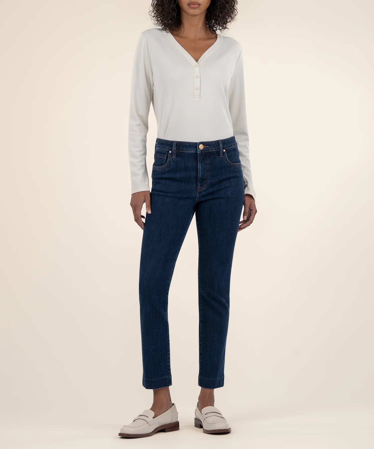 Darla Henley Top - Ivory image 0