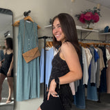 Mineral Wash Active Romper Dress | Charcoal