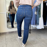 Reese High Rise Ankle Straight Jeans - Attain