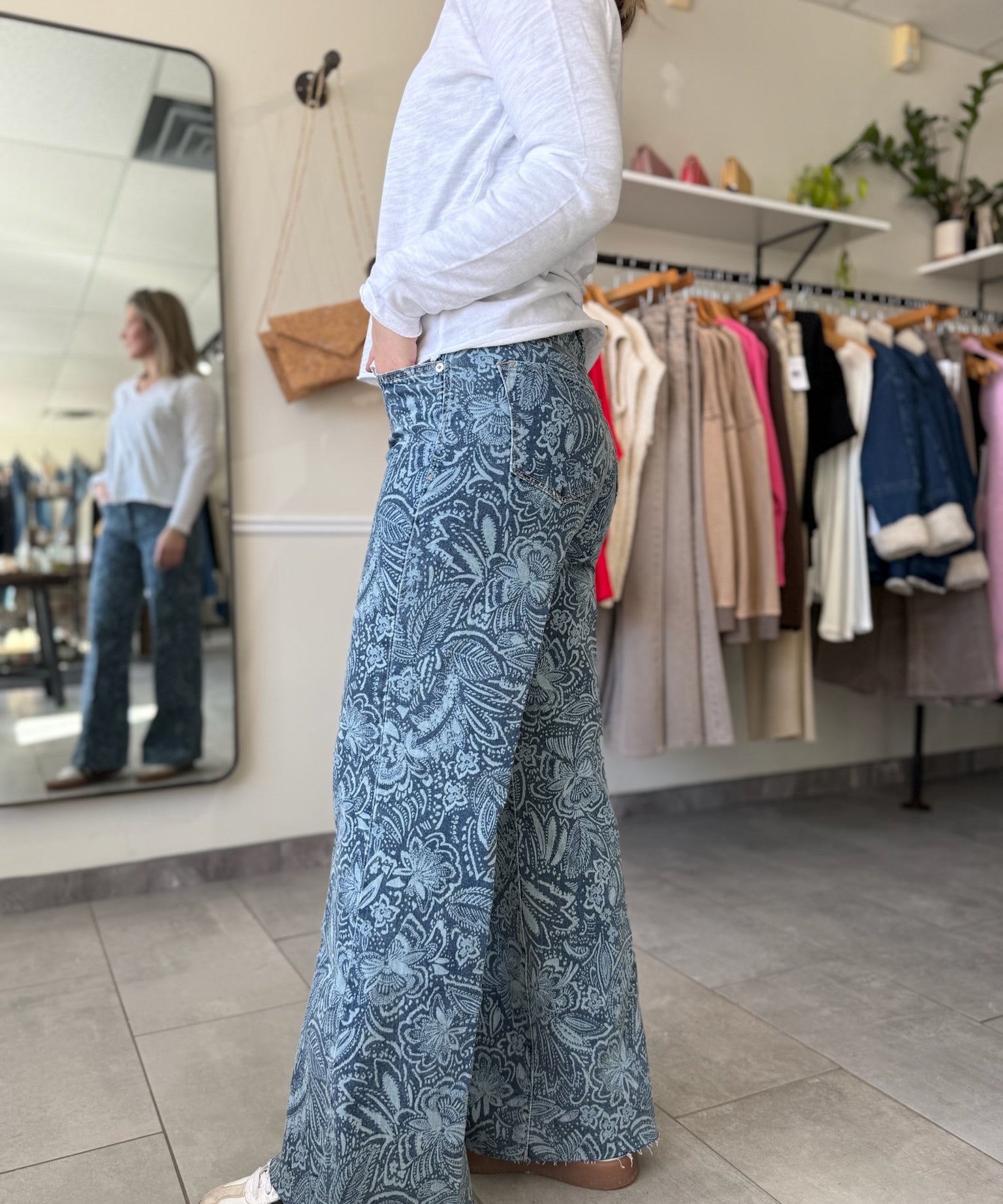 Fiona Wide Leg Jeans | Avalon