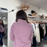Serenity Fleece Pull Over - Dusty Lavender