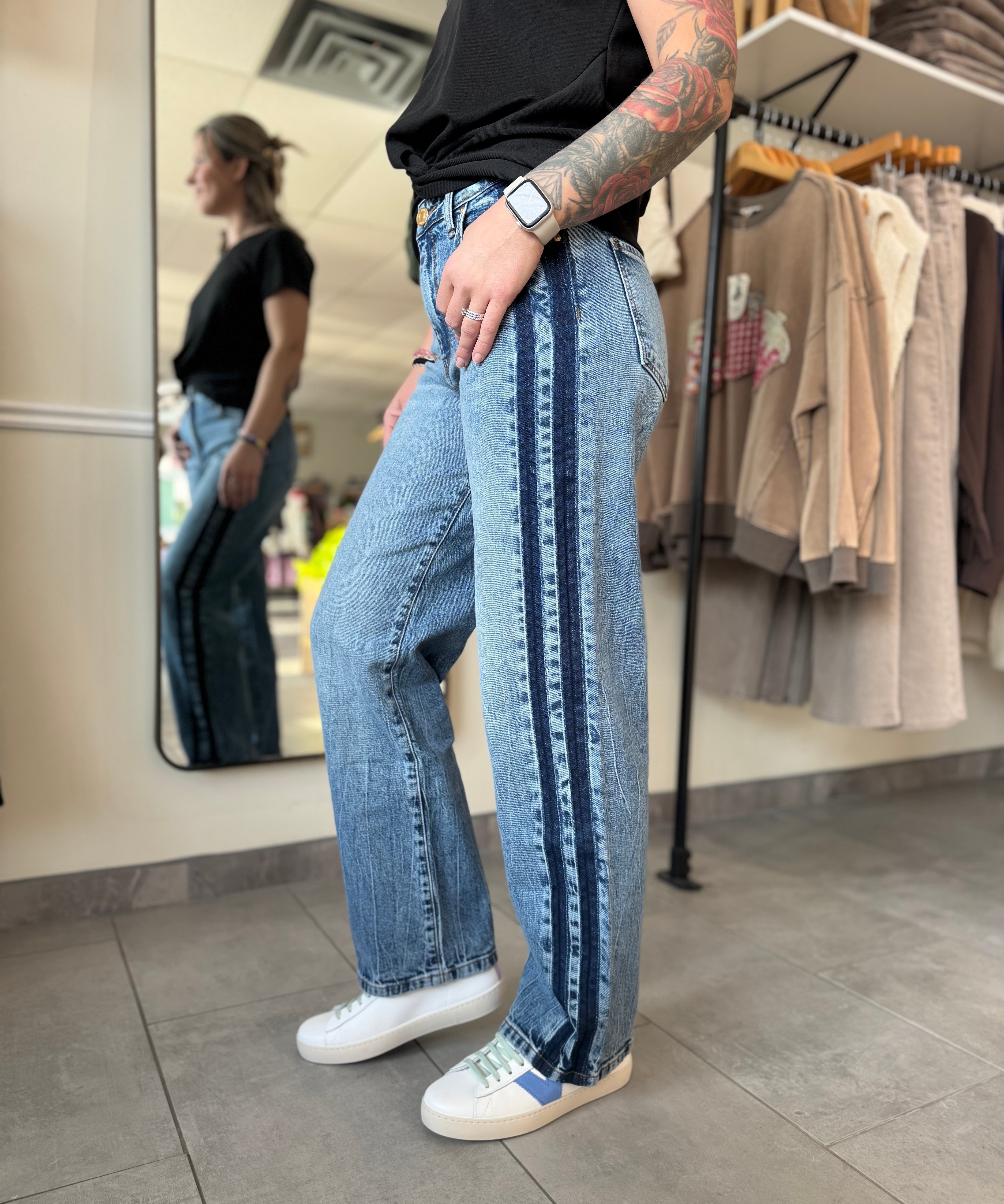 Sienna High Rise Straight Leg Jeans | Brilliantly