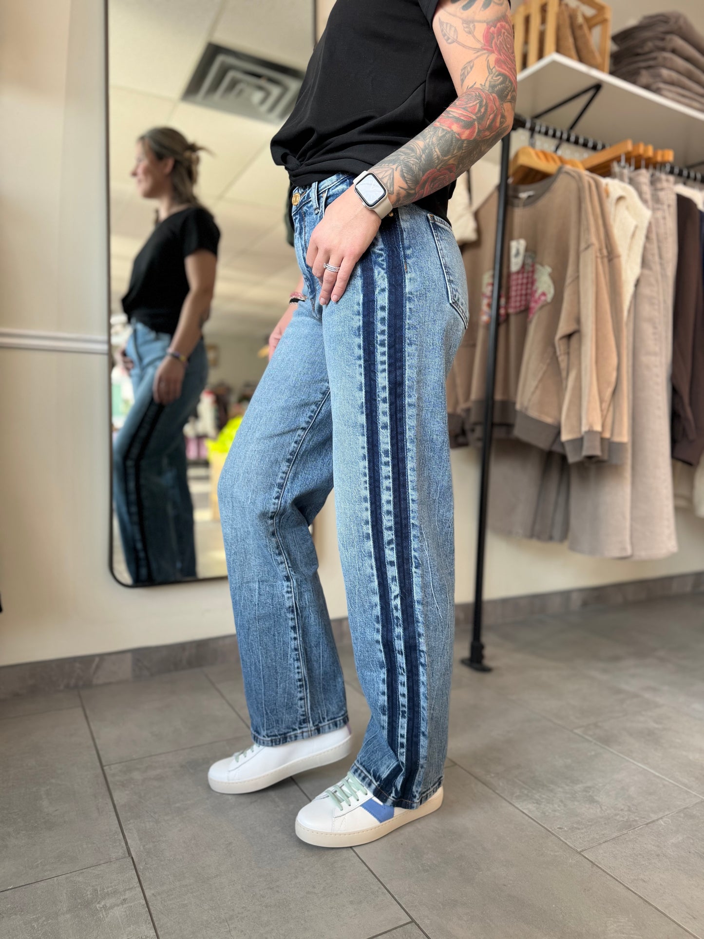 Sienna High Rise Straight Leg Jeans | Brilliantly