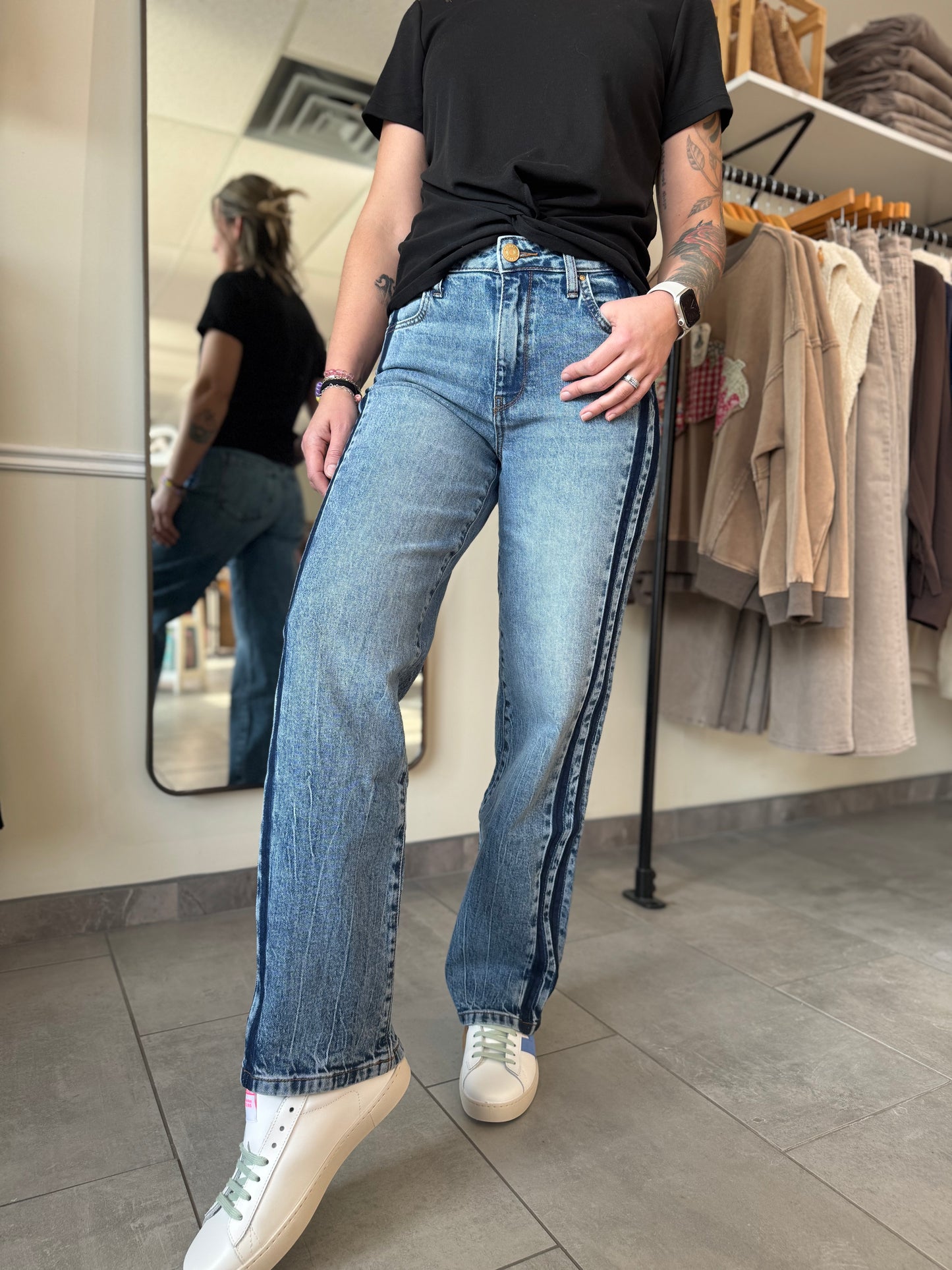 Sienna High Rise Straight Leg Jeans | Brilliantly