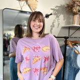 Coquette Croissant Graphic Tee