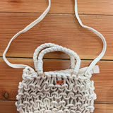 Paris Woven Handbag | Cream