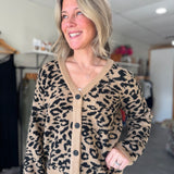 Naylani Leopard Cardigan