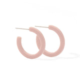 Linny Co - Holly Mini Hoop Earrings - Vintage Rose