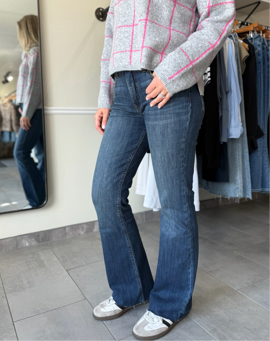 Stella High Rise Flare Jeans - Intriguing