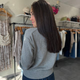 Paloma V-Neck | Heather Gray