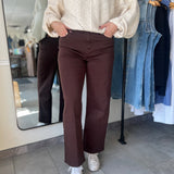 Taylor Straight Leg Jeans - Dark Oak