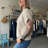 Super Soft Knit Tee | Beige