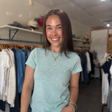 Asher Tee | Canal Blue