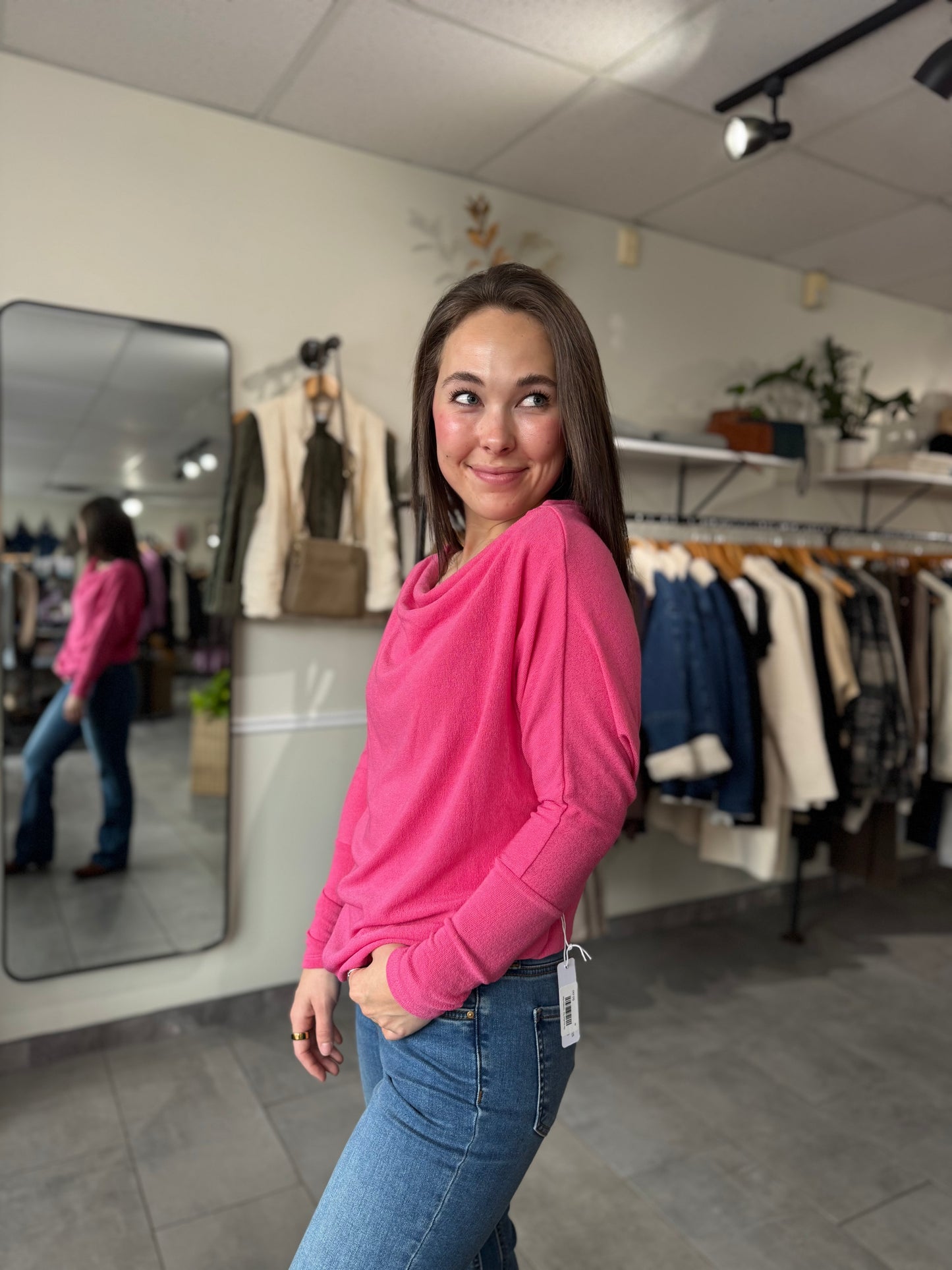 The Anywhere Top - Carnation Pink