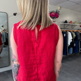 Joanne Top | Tomato Red