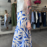 Serene Palm Midi Skirt