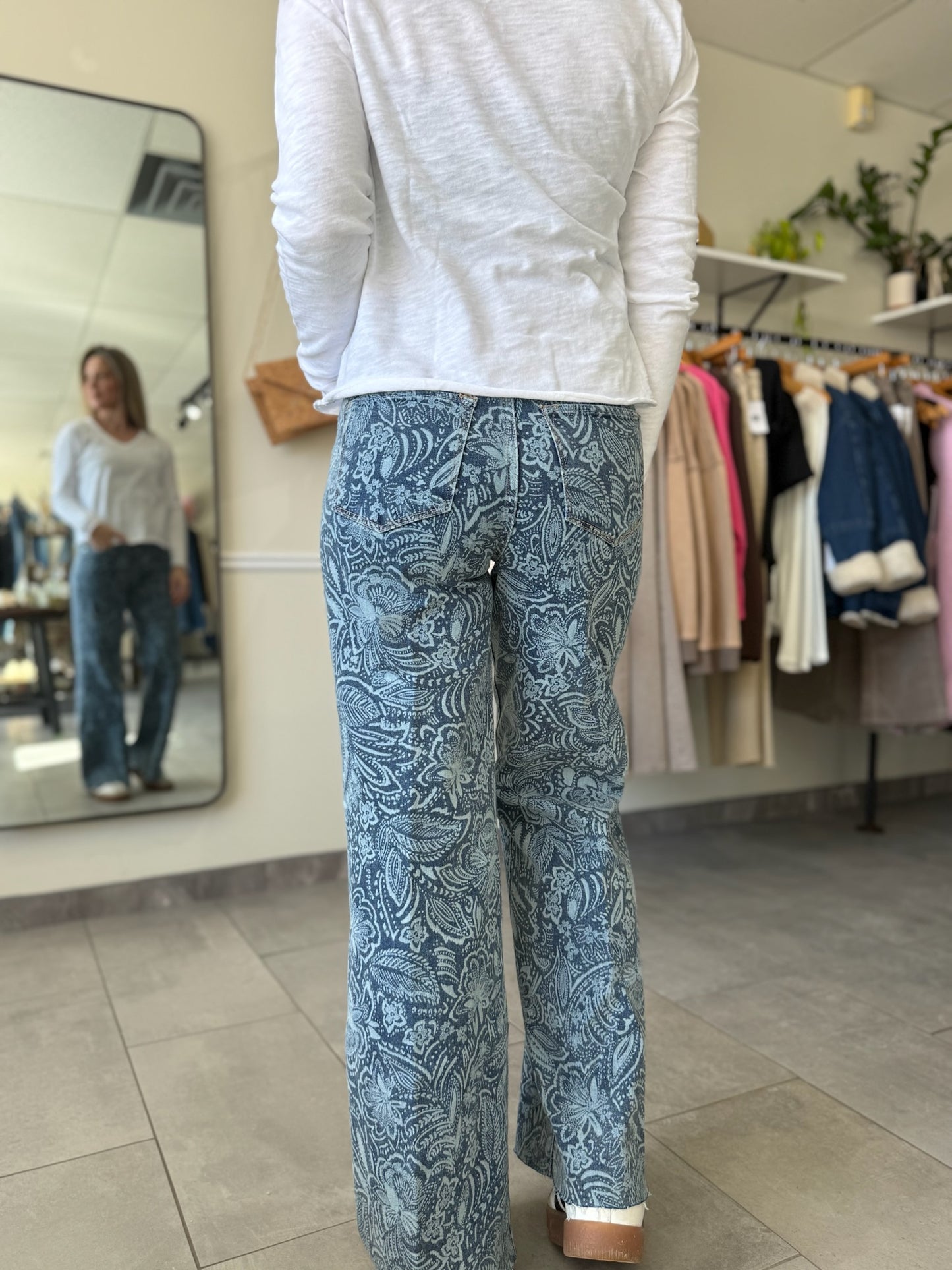 Fiona Wide Leg Jeans | Avalon