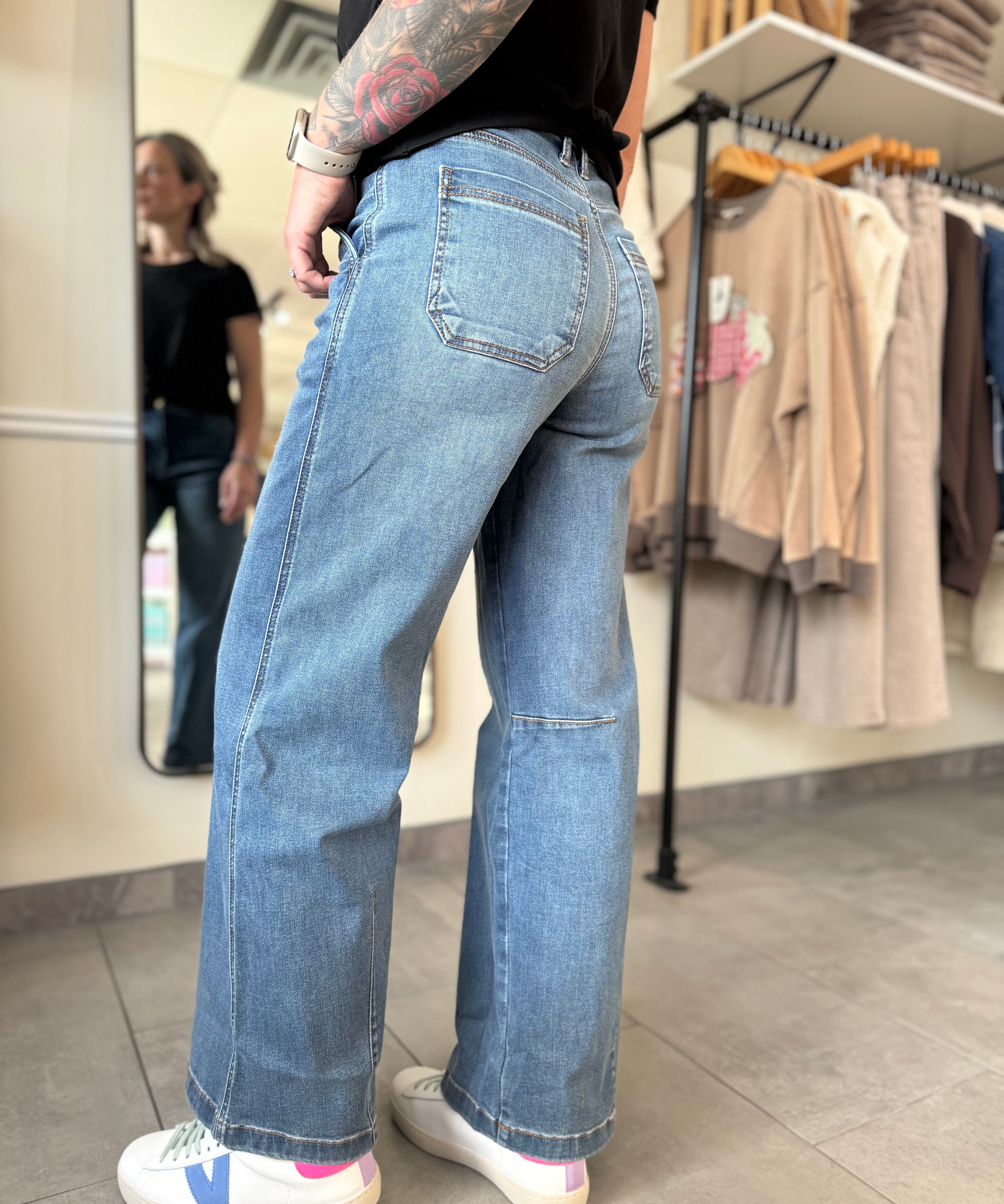 Meg High Rise Wide Legs | Acutely