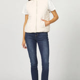 Hadley Vest - Washed Cream