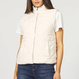 Hadley Vest - Washed Cream