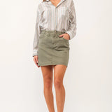 Quinn Skirt - Olive Branch