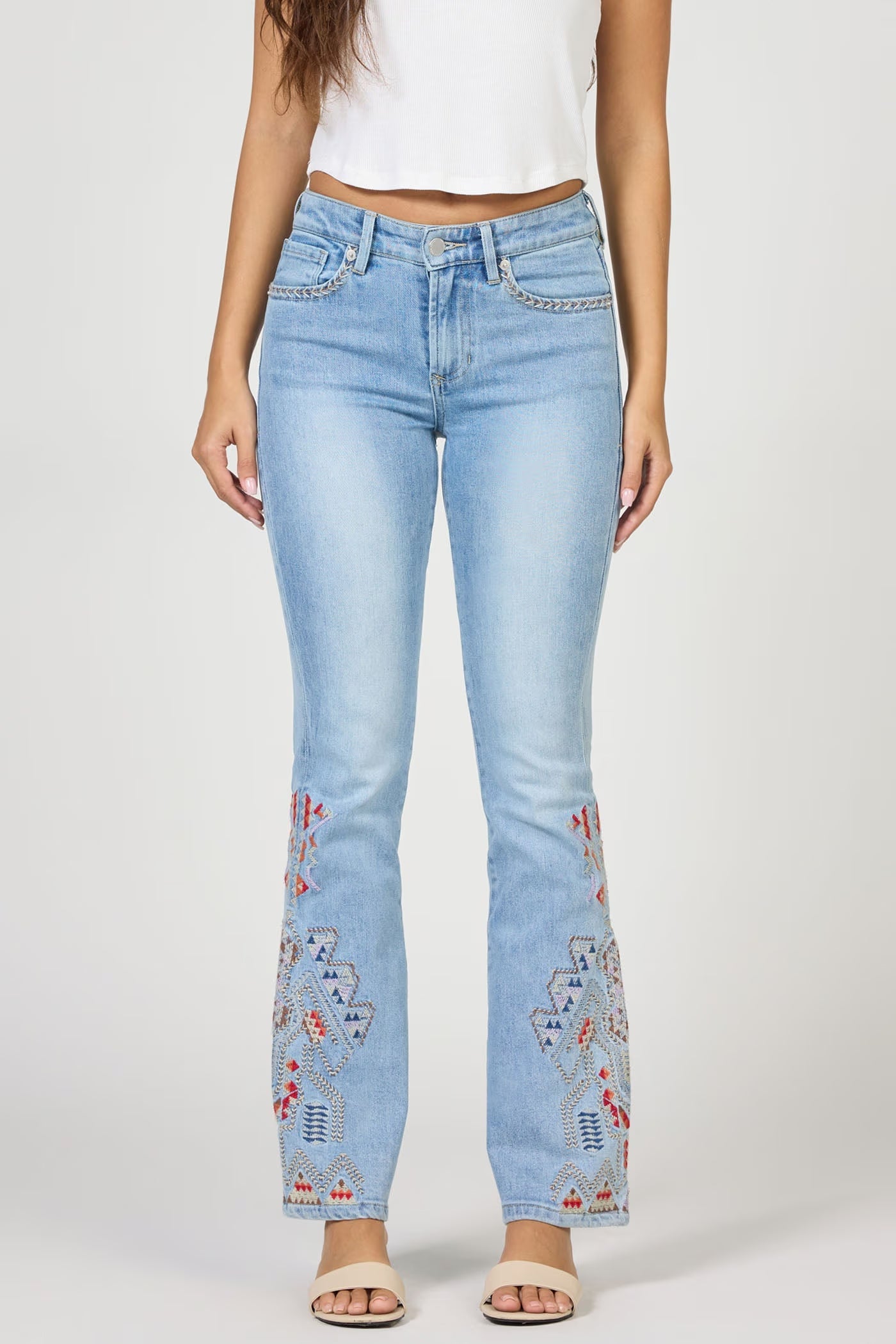 Jaxtyn Novelty Bootcut Jeans | Santa Fe