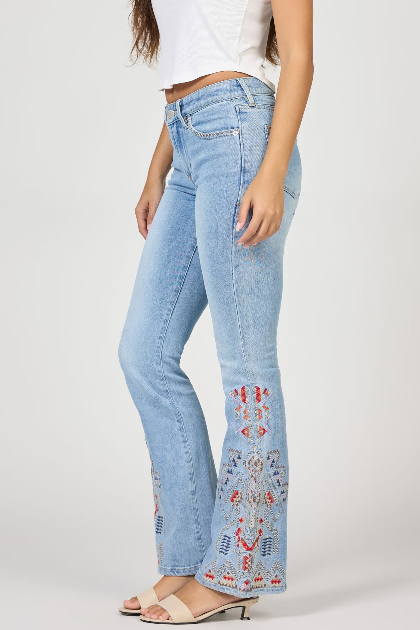 Jaxtyn Novelty Bootcut Jeans | Santa Fe