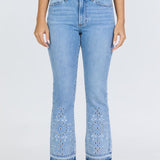 Jeanne Mid Rise Crop Flare Jeans | Blume