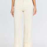 Holly High Rise Straight Leg Jeans | Wheat