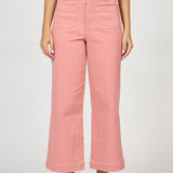 Audrey Wide Leg Jeans | Terracotta