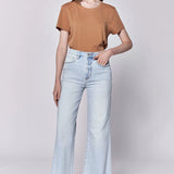 Fiona Wide Leg Jeans - Seaside