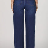 Fiona Wide Leg Jeans - Dark Knight