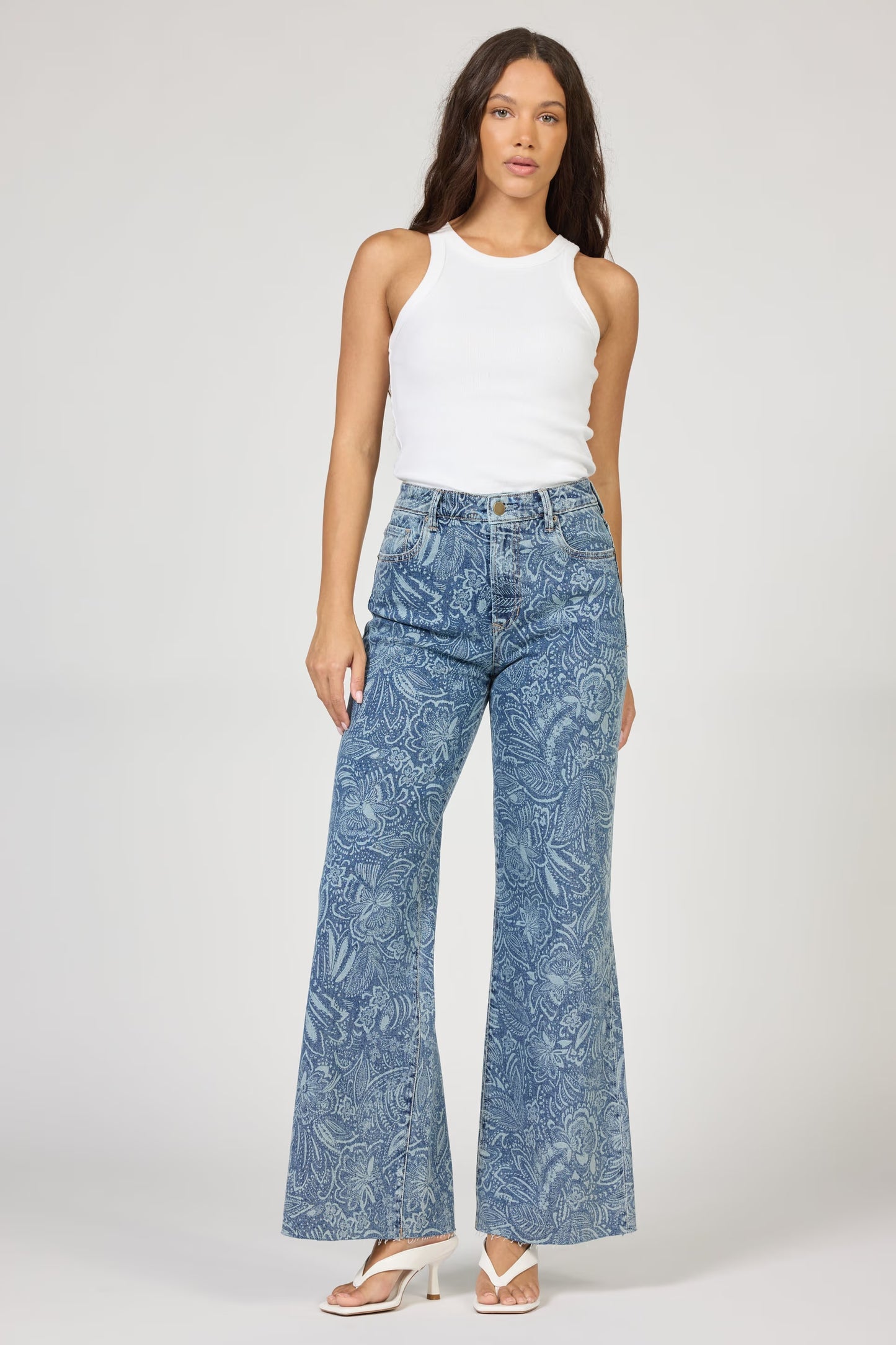 Fiona Wide Leg Jeans | Avalon