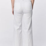 Fiona Wide Leg Jeans - White White