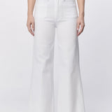 Fiona Wide Leg Jeans - White White