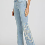 Rosa Flare Leg Jeans | Denim Lace