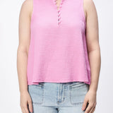 Raja Gauze Top - Rosebloom