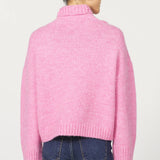 Evangeline Cowl Neck Sweater | Pink