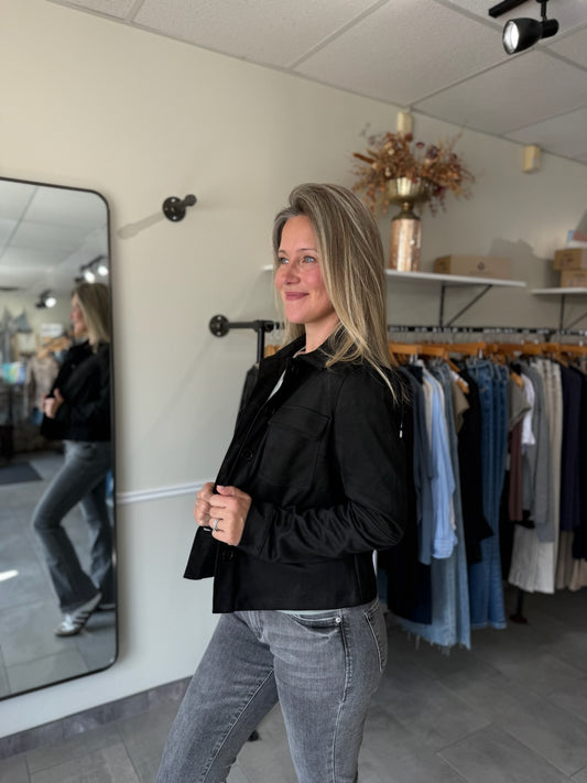 Yara Faux Suede Jacket