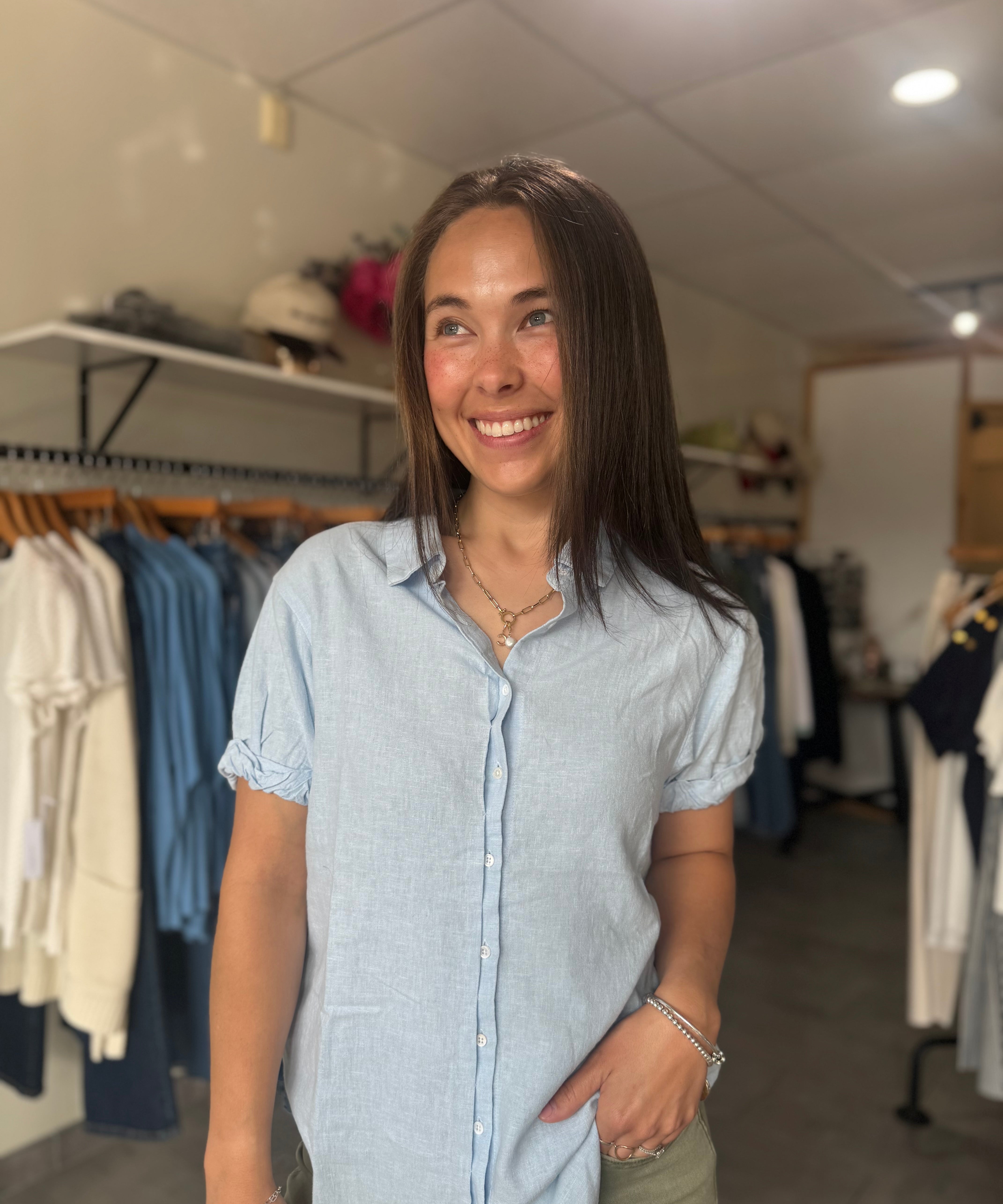 Benning Poplin Shirt | Skyway
