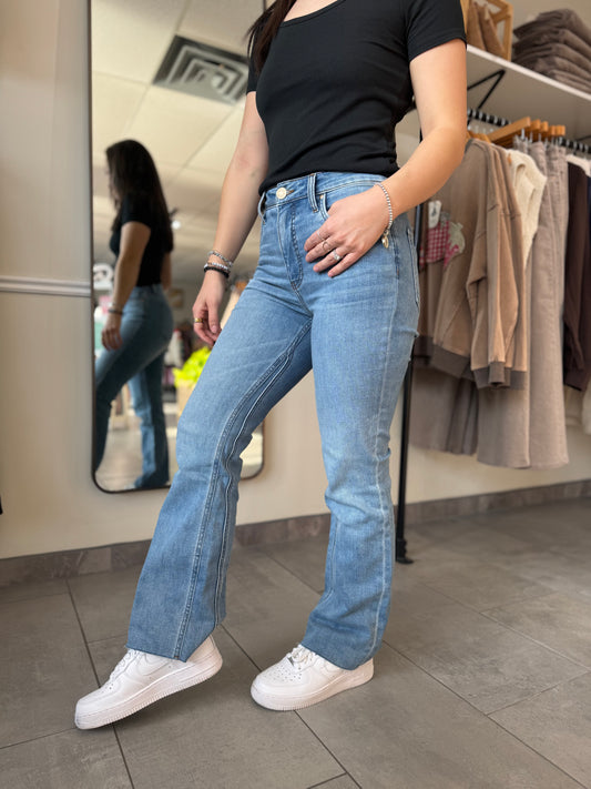 Kelsey High Rise Ankle Flare | Honest