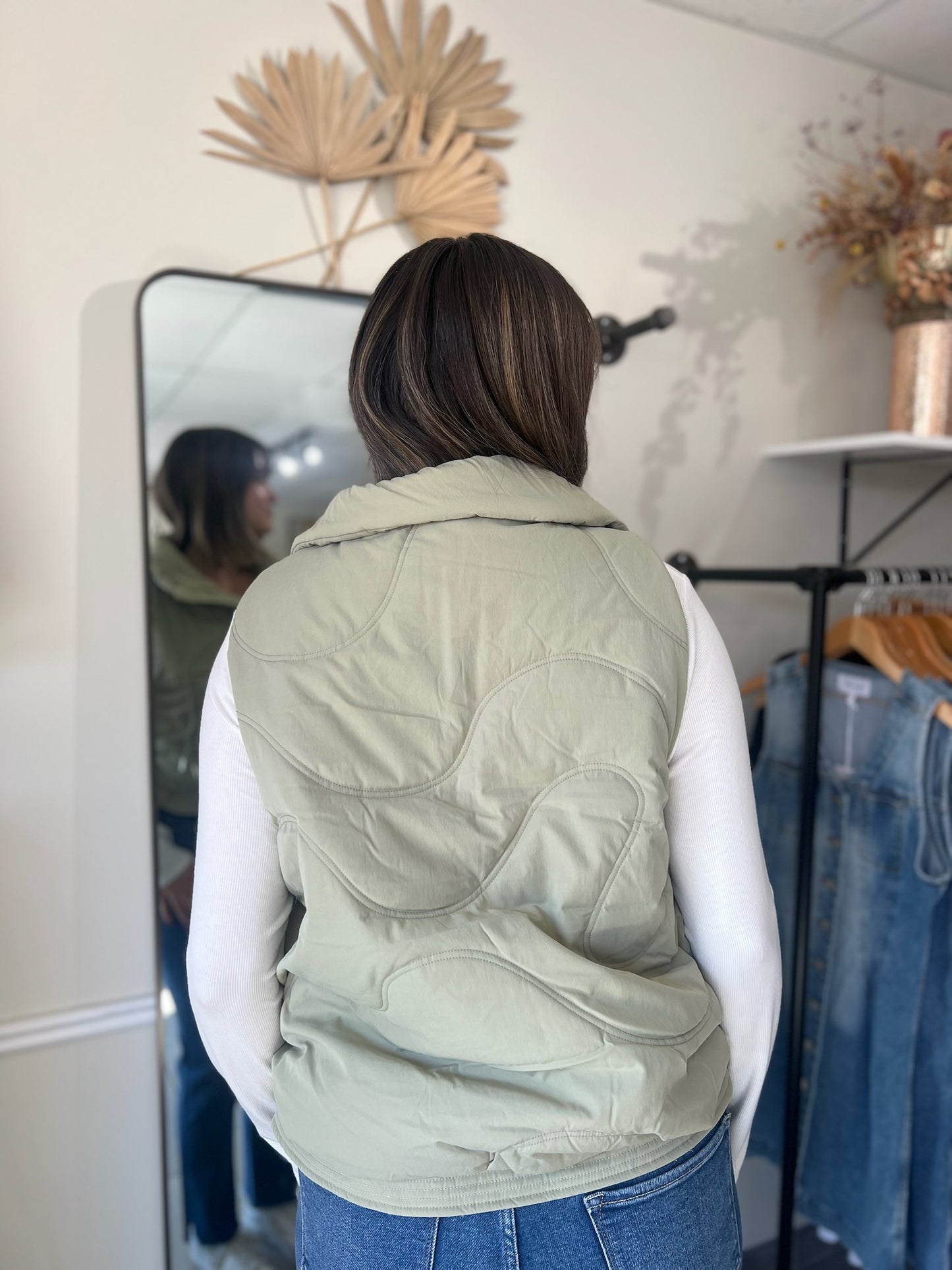Tied Up Puffer Vest