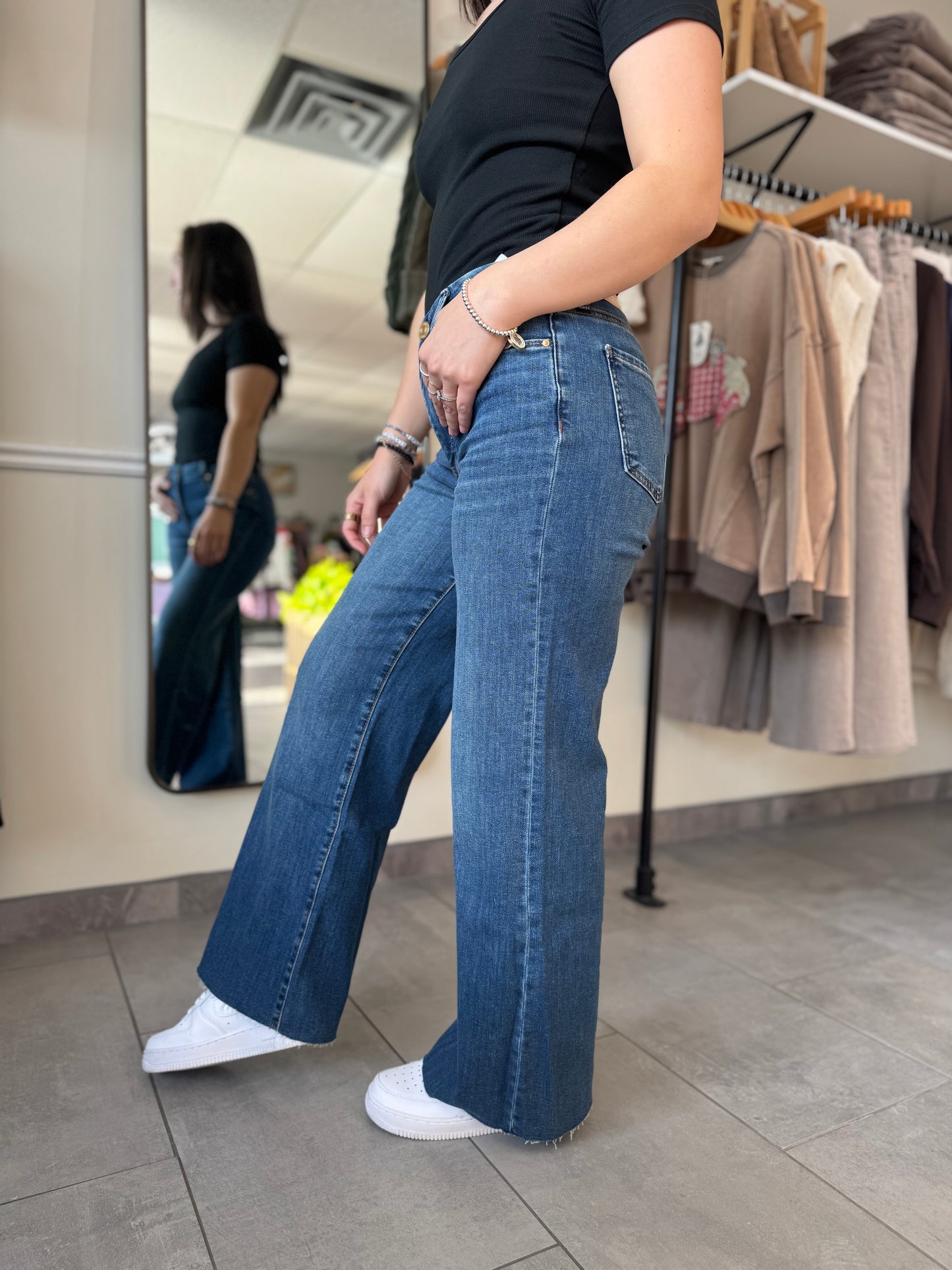 Meg High Rise Wide Legs Long Inseam | Rad