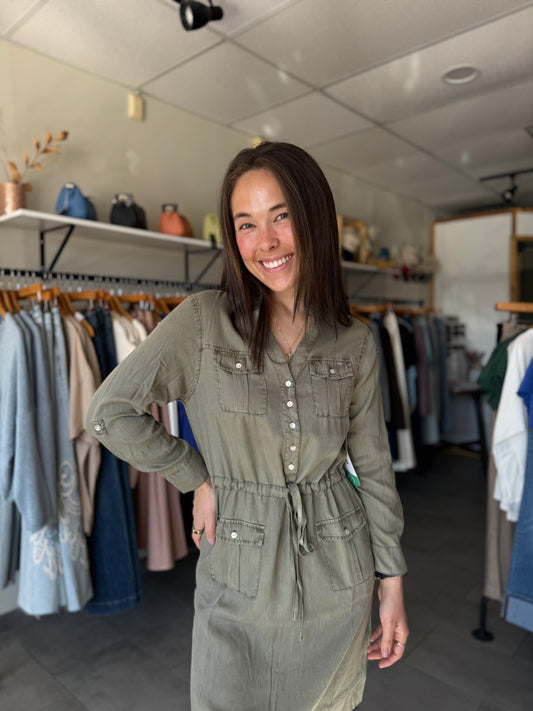 Letty Dress | Vetiver