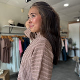 Very J Ribbed Mock Neck Sweater