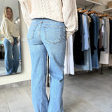 Jean High Rise Wide Leg Jeans - Ablaze