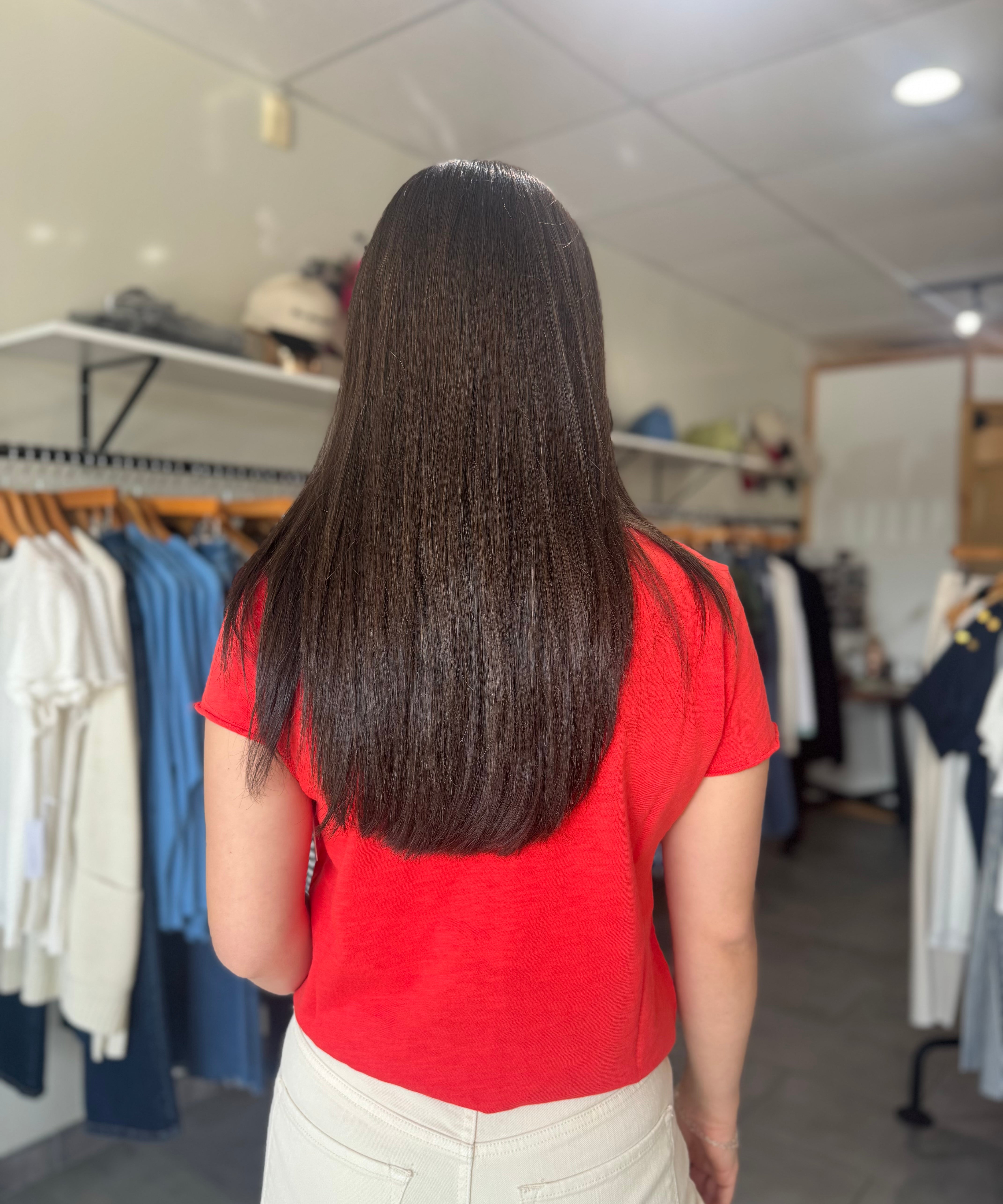 Vanya Tee | Poppy Red